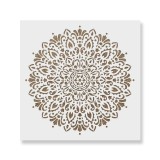 Cumpara ieftin Sablon 200x200x0.7mm Harmony Mandala Refolosibil, model MXSP7011, 25 x 25 cm