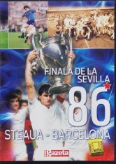 DVD Fotbal: Finala de la Sevilla &amp;#039;86 - Steaua - Barcelona (stare foarte buna ) foto