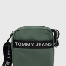 Tommy Jeans borseta culoarea verde