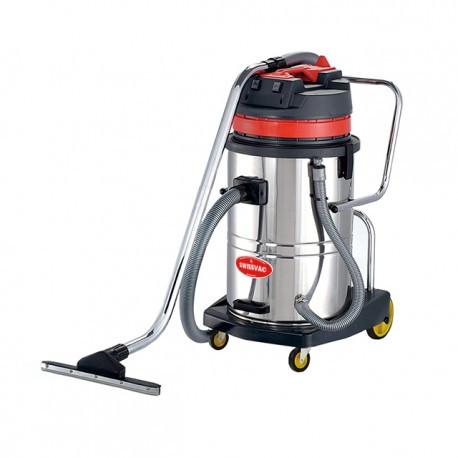Aspirator umed-uscat CB60-3J SWISSVAC, 3 motoare, putere 3000W, tensiune 230V, cuva inox 60 litri