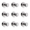 Set 9 Carlige Magnetice Navaris, Prindere Gratar, Bucatarie, Argintiu, Metalic