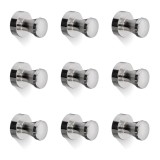 Set 9 C&acirc;rlige Magnetice Navaris, Argintiu, Metal, Prindere Ușoară, Grătar, Bucătărie, Ustensile - Accesorii Multifuncționale