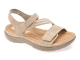 Cumpara ieftin Sandale RIEKER bej, 64870, din piele ecologica
