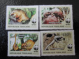 Togo-Fauna wwf,pangolin-serie completa,nestampilate MNH