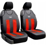 Set Huse Scaune Fata Pok-Ter GT, Tip Maieu, Piele Ecologica Si Material Textil Tip Alcantara, 2 piese Automobile ProTravel