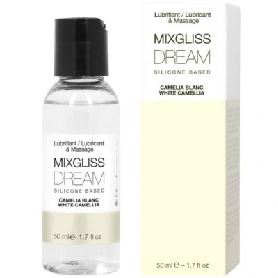 MIXGLISS - DREAM WHITE CAMELIA SILICONE LUBRICANT 50 ML foto