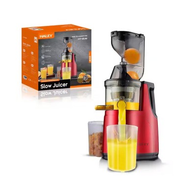Storcator de Citrice Electric HALEY, stoarcere lenta, 150 W, 500 ml, Rosu/Negru foto