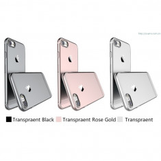 Husa Usams Primary Series Apple iPhone 7 Plus, Iphone 8 Plus Transparenta-Rose Gold