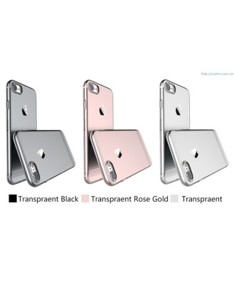 Husa Usams Primary Series Apple iPhone 7 Plus, Iphone 8 Plus Transparenta-Rose Gold foto