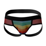 Chiloti C4M Mixed Jockstrap, Curcubeu, L, Multicolor