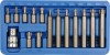 Trusa 15 piese bituri torx Vorel CrV, lungi si scurti, cu adaptor - pentru ateliere auto si depanare