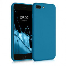 Husa pentru iPhone 8 Plus/iPhone 7 Plus, Silicon, Albastru, 49981.224