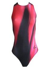 Costum de baie intreg pentru femei Solar Dry Weave 880525, negru roz, marime 38 - OUTLET
