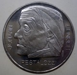 F.554 ELVETIA JOHANN HEINRICH PESTALOZZI 5 FRANCS FRANCI 1977 XF