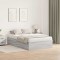 vidaXL Cadru de pat sonoma gri 120 x 200 cm Lemn compozit 3335370