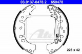 Set saboti frana FIAT GRANDE PUNTO (199) (2005 - 2016) ATE 03.0137-0478.2