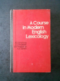 R. S. GINZBURG - A COURSE IN MODERN ENGLISH LEXICOLOGY
