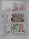 Pachet 10 folii DACO 3C, stocare bancnote Romania/ bancnote straine, 115 microni