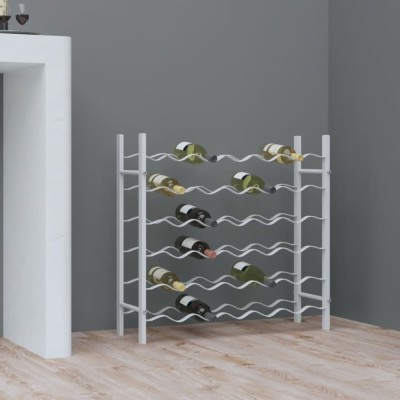 vidaXL Suport sticle de vin pentru 36 sticle, metal 340910 foto