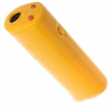 Aparat Ultrasunete Caini, Anti-agresiune, Dresaj, Lanterna, 150dB, 20m, Baterie 9V Inclusa, Negru/Galben