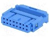Conector IDC, 16 pini, pas pini 2.54mm, TE Connectivity - 1658527-7