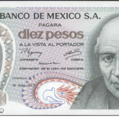 !!! MEXIC - 10 PESOS 1977 - P 63 i 3 - UNC / SERIA EY