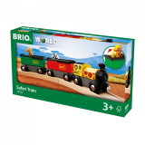 Cumpara ieftin TREN SAFARI CU GIRAFA SI ZEBRA, Brio