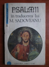 Psalmii in traducerea lui M. Sadoveanu foto