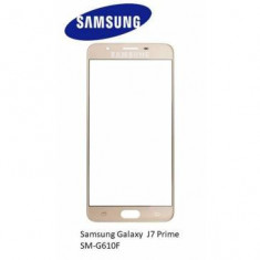 Geam sticla Samsung Galaxy J7 Prime SM-G610F Original Auriu foto