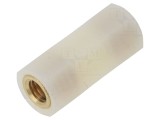 Bucșă izolantă DREMEC M8 poliamidă albă 35mm UL94V-2