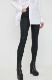 Cumpara ieftin Karl Lagerfeld jeansi femei, culoarea gri