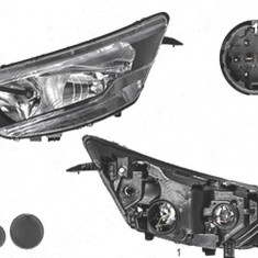 Far Iveco Daily, 07.2014-, fata, Stanga, cu daytime running light; H1+H7+W21W+W5W; electric; fara motoras, TYC