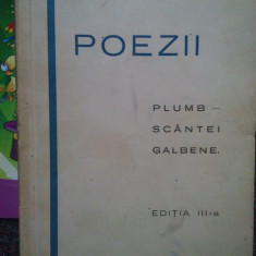 Gh. Bacovia - Poezii. Plumb - Scantei galbene