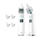 Aspirator nazal electric pentru copii si bebelusi, CRISTALIS SALE&trade;, 3 trepte de Aspirare, Baterie Reincarcabila, Cablu USB, 4 Capete de Silicon, Silen