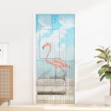 vidaXL Cortină pentru ușa de insecte multicolor 200 x 90 cm Bambus 42030049