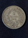 Franța 1875 A - 5 Franci - Monedă de argint #7, Europa