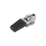 Cursor metalic fermoar ascuns, 5 mm, Platinum, Crisalida