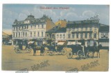 5770 - PLOIESTI, Carriages in the Market, Romania - old postcard - unused