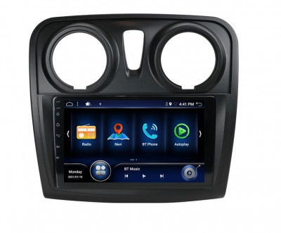 Navigatie Auto Multimedia cu GPS Dacia Logan Sandero Dokker Lodgy (2012 - 2019), Android, Display 9 inch, 2 GB RAM si 32 GB ROM, Internet, 4G, Aplicat foto