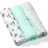 BabyOno Take Care Natural Diapers scutece textile 70 x 70 cm Mint 3 buc