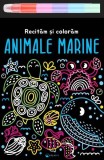 Animale marine - Recităm și colorăm