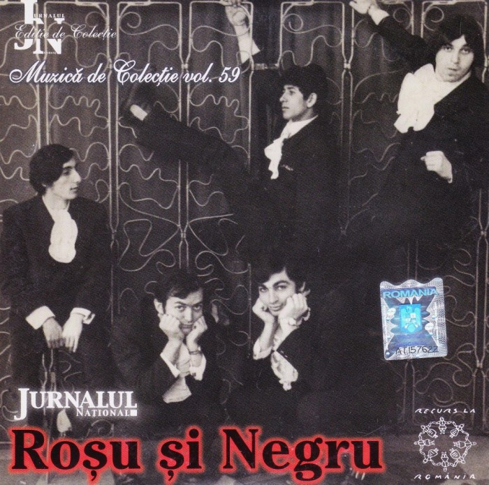 CD Rock: Rosu si negru - Muzica de colectie ( Jurnalul national vol. 59 - vezi descriere )