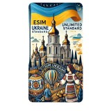 eSIM Ukraine, Unlimited Standard, 30 Days