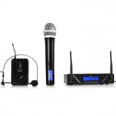 Malone Microfon fara fir set UHF - 450 Duo 2 canale foto