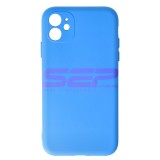 Husa Silicon iPhone 11, High Copy, Protectie Camera, Steel