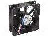 Ventilator 80x80x25,4mm, 18...28V DC, EBM-PAPST - 8412N/2