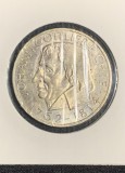 Moneda 5 mărci 1964 J RFG argint Johann Gottlieb Fichte