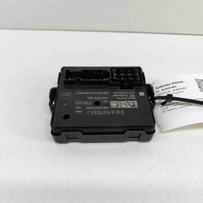 Unitate de control Gateway AUDI A3 Limousine 8YS 2020 OEM: 5WA907530J,5WA907530C,A2C77954600 25093465