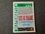 MATEMATICA TESTE DE EVALUARE A CUNOSTINTELOR CLASA A X A PETRUS ALEXANDRESCU