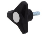 Buton de Reglare M8 Capac Gri 63mm